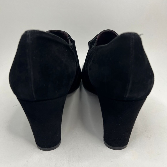 STUART WEITZMAN SPAIN🇪🇸MADE Suede Pumps Booties Chunky Heel OW88728 Size 10 - Picture 9 of 16